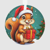 Eichhörnchen für Cartoon Ornament (Rückseite)