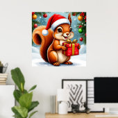 Eichhörnchen für Cartoon Poster (Heimbüro)