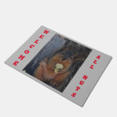 Eichhörnchen Fußmatte (Schrägansicht)