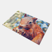 Eichhörnchen Fußmatte (Schrägansicht)