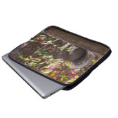 Eichhörnchen-Fütterungszeit Laptopschutzhülle (Vorne Knopf)