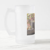 Eichhörnchen-Fütterungszeit Mattglas Bierglas (Links)