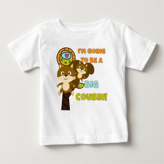 Eichhörnchen Future Big Cousin Baby T-shirt (Vorderseite)