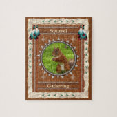 Eichhörnchen - GatheringJigsaw Puzzle w/Geschen (Vertikal)