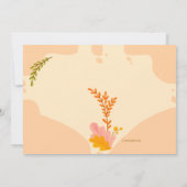 Eichhörnchen Geburtstagsfeier Einladung (Rückseite)