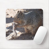 Eichhörnchen gegen Klapperschlange Mousepad (Mit Mouse)