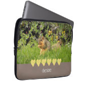 Eichhörnchen & Gelbhörnchen Elektronik-Beutel Laptopschutzhülle (Vorne Rechts)