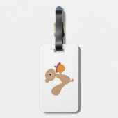 Eichhörnchen Gepäckanhänger (Rückseite vertikal)