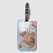 Eichhörnchen Gepäckanhänger (Vorderseite Vertikal)