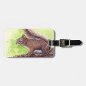 Eichhörnchen Gepäckanhänger (Vorderseite horizontal)