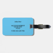 Eichhörnchen Gepäckanhänger (Rückseite horizontal)