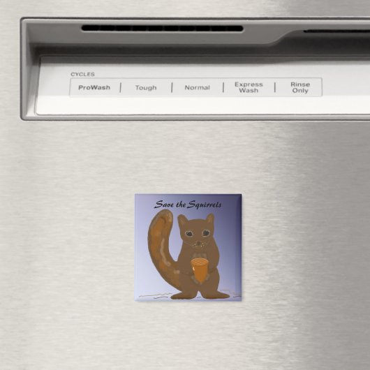 Eichhörnchen gerettet magnet (In Situ (Geschirrspüler))