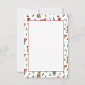 Eichhörnchen Geschenk Dankeschön Karte (Rückseite)