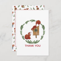 Eichhörnchen Geschenk Dankeschön Karte