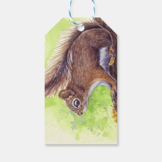 Eichhörnchen Geschenkanhänger (Rückseite)