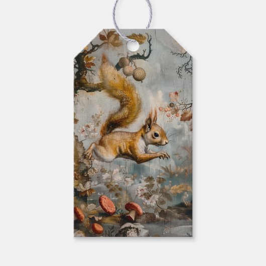 Eichhörnchen - Geschenkanhänger (Vorderseite)