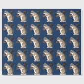Eichhörnchen Geschenkpapier (Flach)