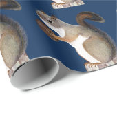 Eichhörnchen Geschenkpapier (Rolleneckpunkt)