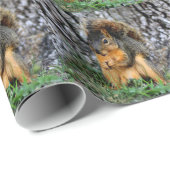 Eichhörnchen Geschenkpapier (Rolleneckpunkt)