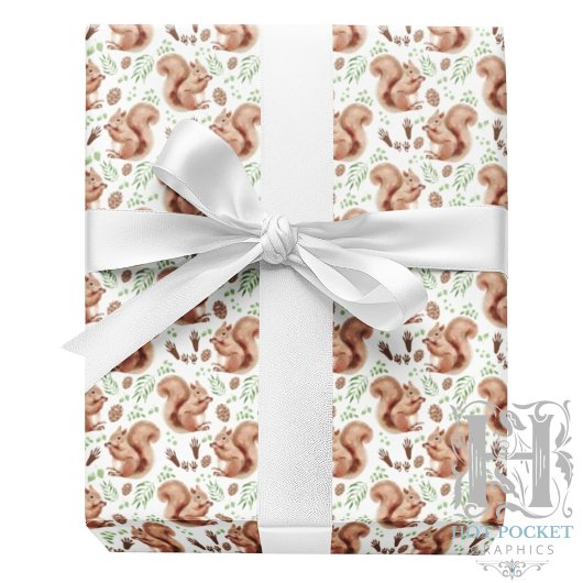 Eichhörnchen Geschenkpapier