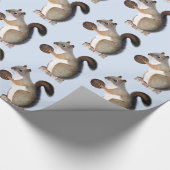 Eichhörnchen Geschenkpapier (Ecke)
