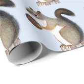 Eichhörnchen Geschenkpapier (Rolleneckpunkt)