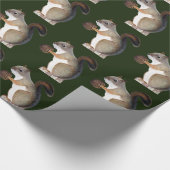 Eichhörnchen Geschenkpapier (Ecke)