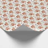 Eichhörnchen Geschenkpapier (Ecke)