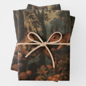 Eichhörnchen - Geschenkpapier für Ölgemälde Set (Beispiel)