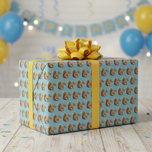 Eichhörnchen Geschenkpapier Set