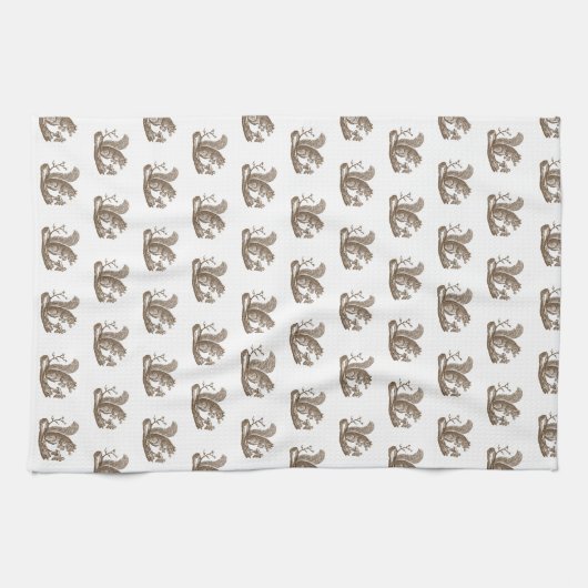 Eichhörnchen Geschirrtuch (Horizontal)