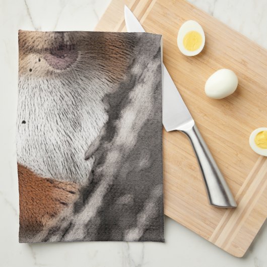 Eichhörnchen-Geschirrtuch Geschirrtuch (Viertel Falte)