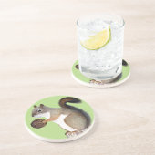 Eichhörnchen Getränkeuntersetzer (Seite)