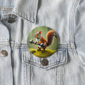 Eichhörnchen Gewichte heben Button