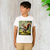 Eichhörnchen Gewichte heben T-Shirt