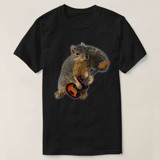 Eichhörnchen Gitarre spielen 1 T-Shirt (Design vorne)