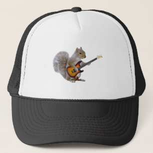 Eichhörnchen-Gitarre Truckerkappe