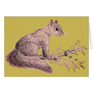 Eichhörnchen-/Goldhintergrund