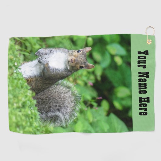 Eichhörnchen Golfhandtuch (Horizontal)