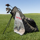 Eichhörnchen Golfhandtuch (Gras)