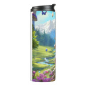 Eichhörnchen Gone Wild Thermosbecher (Nach links gedreht)