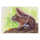 Eichhörnchen Große Geschenktüte (Vorderseite)
