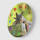 Eichhörnchen Große Wanduhr (Winkel)