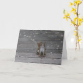 Eichhörnchen-Grußkarte Karte (Gelbe Blume)