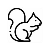 Eichhörnchen Gummistempel (Prägung)