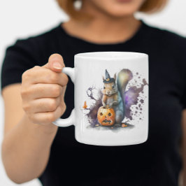 Eichhörnchen Halloween Kaffeetasse