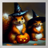 Eichhörnchen Halloween Poster (Vorne)