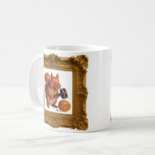 Eichhörnchen-Hammer-Überraschung Kaffeetasse (Vorderseite Links)