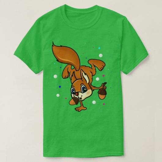 Eichhörnchen Handstand T-Shirt (Design vorne)