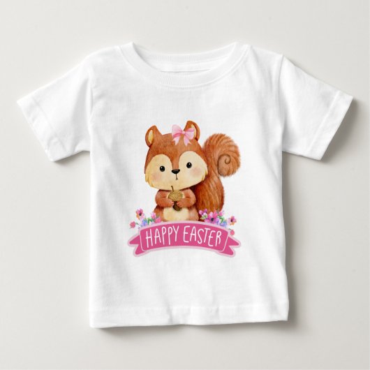 Eichhörnchen Happy Oaster Baby T-shirt (Vorderseite)